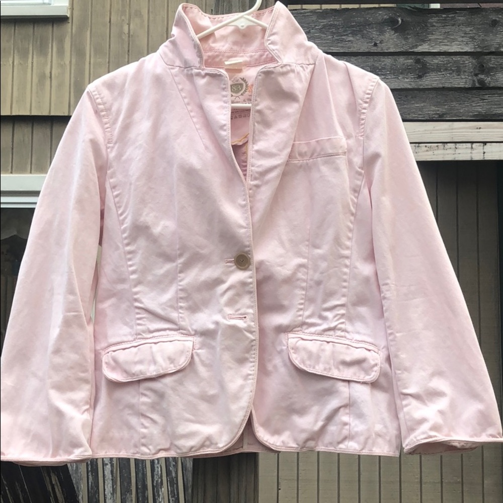 J Crew weathered classic twill blazer